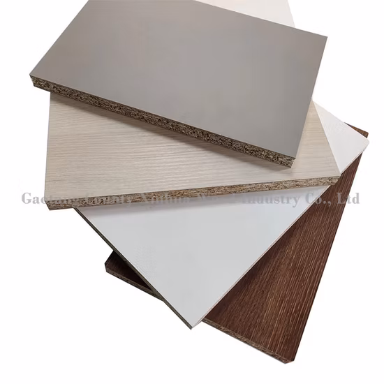 2100*2800 18mm Waterproof Melamine Particle Board for Cabinet Design