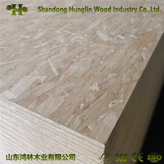 Fabrikversorgung OSB-Platte Spanplatte für Wohnmöbel Tischplatte Bodenbelag Dekorationsplatte Balkensperrholz 4 * 8 Dicke 6 mm 8 mm 9 mm 10 mm 11 mm 12 mm