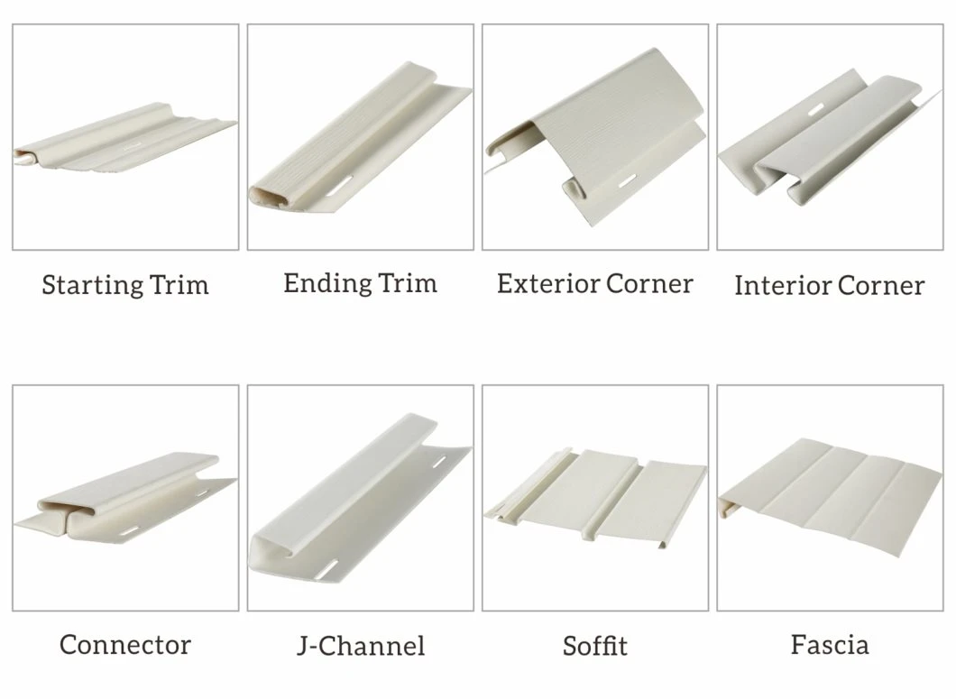 High Quality UV Protection Building Material Exterior PVC Siding Wall Panel