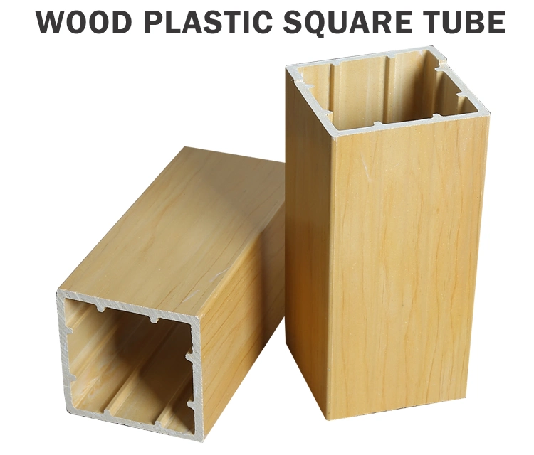 Hot Selling Engineered WPC Hollow Wood Timber Tube/Rot-Resistant Timber Tube/Restaurant WPC Timber Tubes