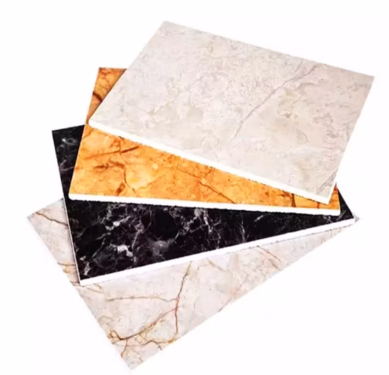 Baumaterial UV-Platte, wasserdichte Kunststoffplatte, hochglänzende PVC-Marmorplatte, WPC-Innenwandpaneele, Hersteller für Wanddekoration