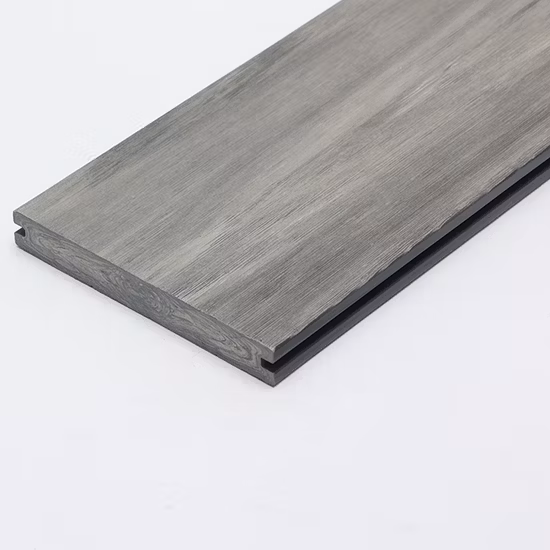 Kratzfester, hohler, massiver WPC-Holz-Kunststoff-Terrassenboden / PE-Bodenbelag für den Außenbereich